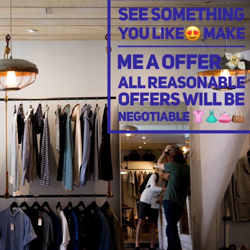 Do you see something you like👛👚👗👜 make a offer